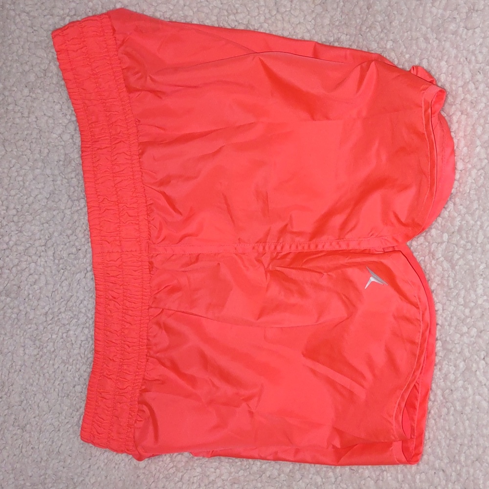 Old Navy Activewear  Orange Shorts  Size L 100% Polyester
